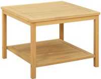 vidaXL Bijzettafel, olie-afwerking, natuurlijke stijl, 60 x 60 x 45 cm, massief acaciahout