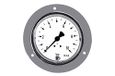 RIEGLER 101861-302/50 standaardmano, frontring verchr., G 1/4 achter, 0-1,6 bar, Ø 50, 1 st.