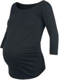 Positiekleding E.M.P. Merchandising Handelsgesellschaft mbH Umstandsmode Longsleeve Dames Shirt met lange mouwen - zwart - L