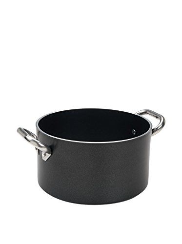 Pentole Agnelli Alblack Braadpan - Aluminium - 5 mm - 2 Handgrepen - Roestvrij Staal
