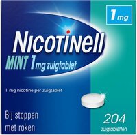 Nicotinell Zuigtabletten 1mg Mint - 204 stuks