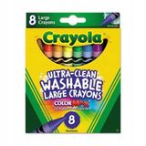 Crayola Grote Waskrijtjes - 8 Stuks