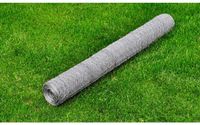 vidaXL - Kippengaas - 25x0,75 m - gegalvaniseerd staal - zilverkleurig