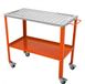 Latios Table de soudage - Table de soudage mobile sur roues - Dimensions 91,4 x 45,7 cm - Capacité de charge 544 kg - Plateau perforé 94 trous (Ø 1,6 cm) - Acier au carbone - Quatre fentes pour outils