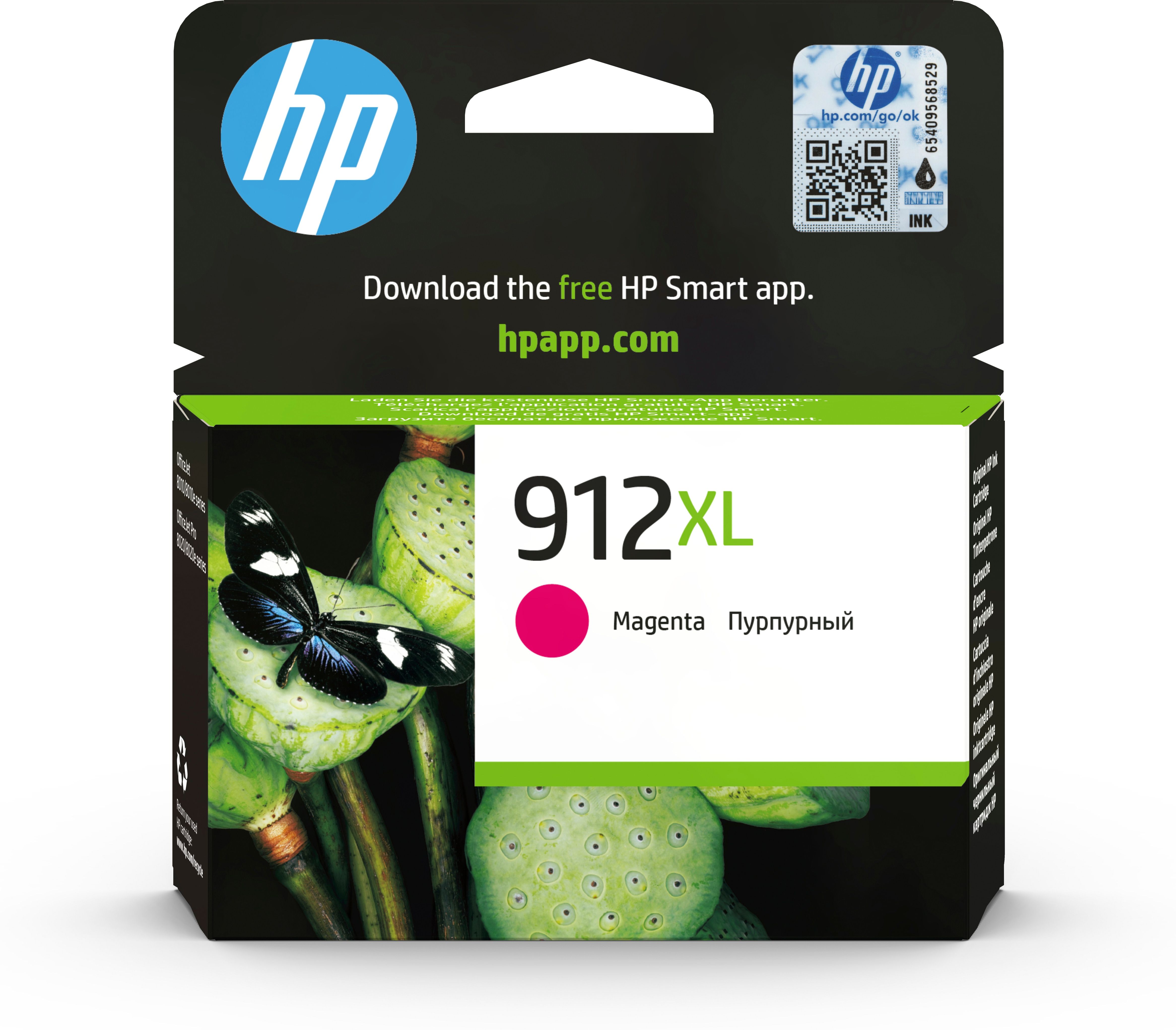 HP 912XL Magenta Inktcartridge - Origineel - Hoge Capaciteit