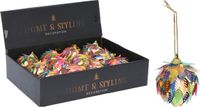 BEAU by Bo Kerstballen Blad Irridescent - D80mm - Set van 6