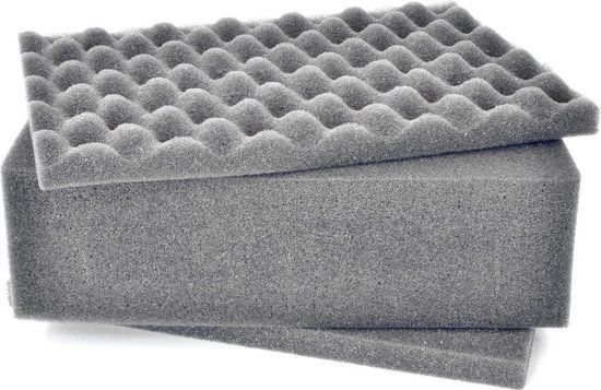 Peli Plukschuim voor Peli Case 1730 - Grijs - M - Spatwaterdicht - Schokbestendig