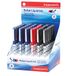 Inoxcrom Office Free Ink Grip 0.7mm Sierra Medium Point Liquid Ink Rollerball Pen - Zwart/Blauw/Rood (Pack van 36)