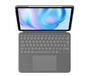Logitech Combo Touch QWERTZ Zwitsers Smart Connector Grijs