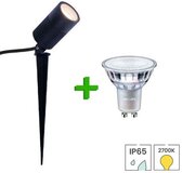Lybardo Ground Spot Outdoor - Garden Spot + Philips LED Spot - 2.4W - 2700K