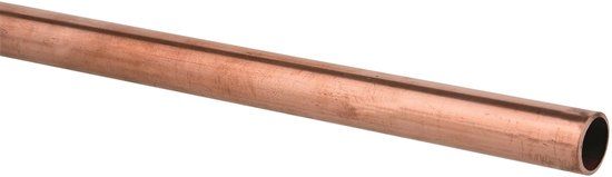 KIRCHHOFF CU koperen buis 2,5 m, blanco, 12 x 1 mm