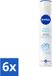 Nivea Vaporisateur Deodorant Hommes Fresh Natural 48 heures efficace 200 ml Lot économique 6 pièces