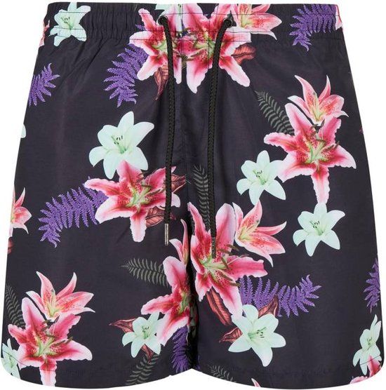 Urban Classics Pattern Dark Jungle Aop Zwemshorts - Multicolours - L - Men