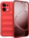 Techsuit Hoesje geschikt voor Oppo A6 Pro - Magic Shield Silicone Back Cover - Rood