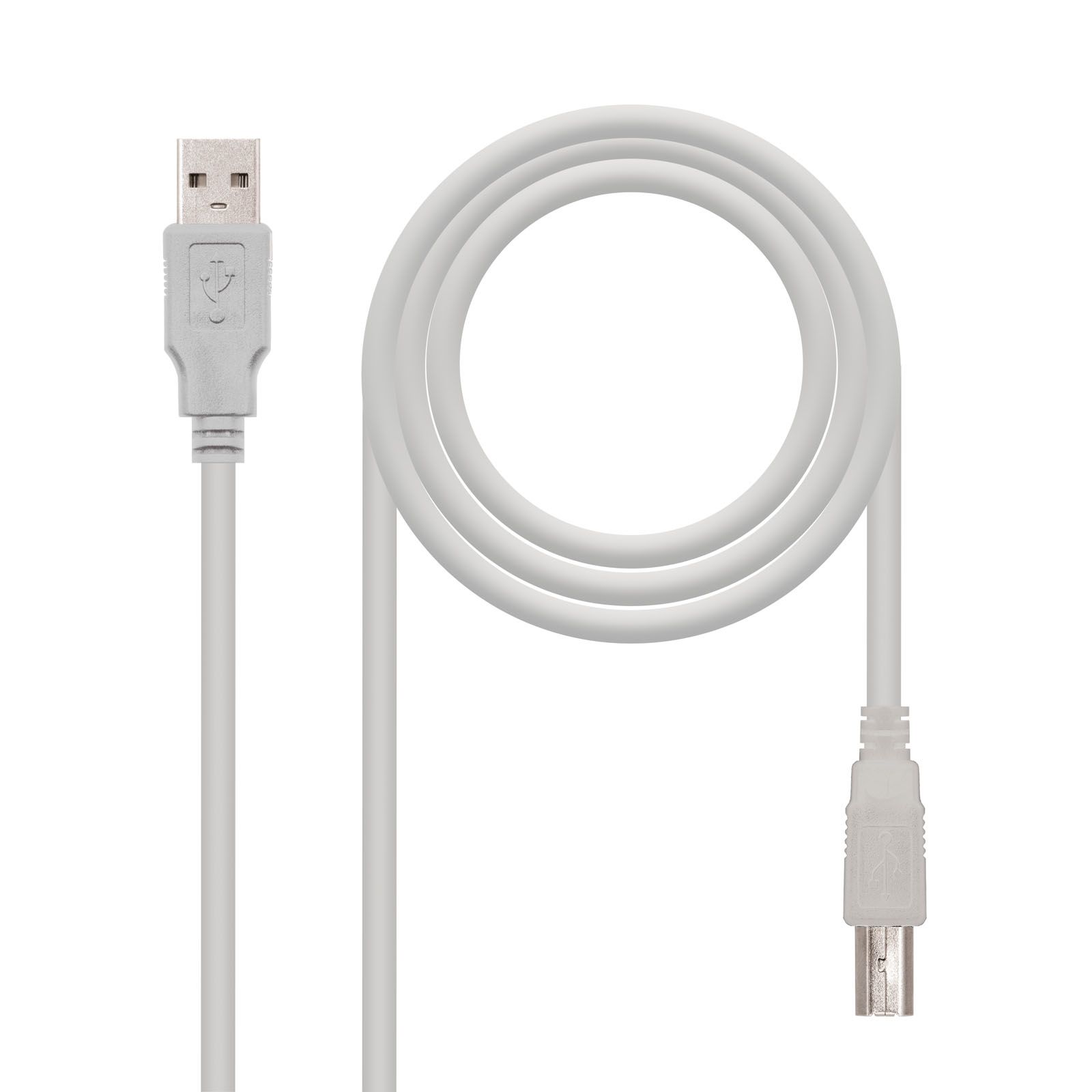 NANOCABLE 10.01.0104 USB-kabel 3 m Beige