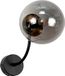 ESTI NED Lampe murale noire, lampe en verre graphite 15-123