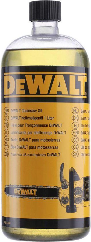 DEWALT Flexvolt kettingzaagolie voor accu kettingzaag - 1 liter