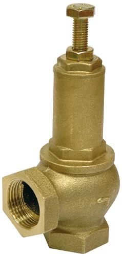 Messing veiligheidsventiel, verstelbaar, 1-1/2 inch