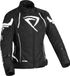 DIFI Estoril Aerotex veste de moto imperméable pour femme, noir/blanc, taille 2XL