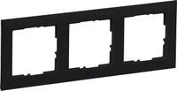 Legrand Zwarte inbouwdoos, 3-voudig, afmetingen 225x83x9,8 mm, IP20, Suno LEGRAND, artikelnummer 721523