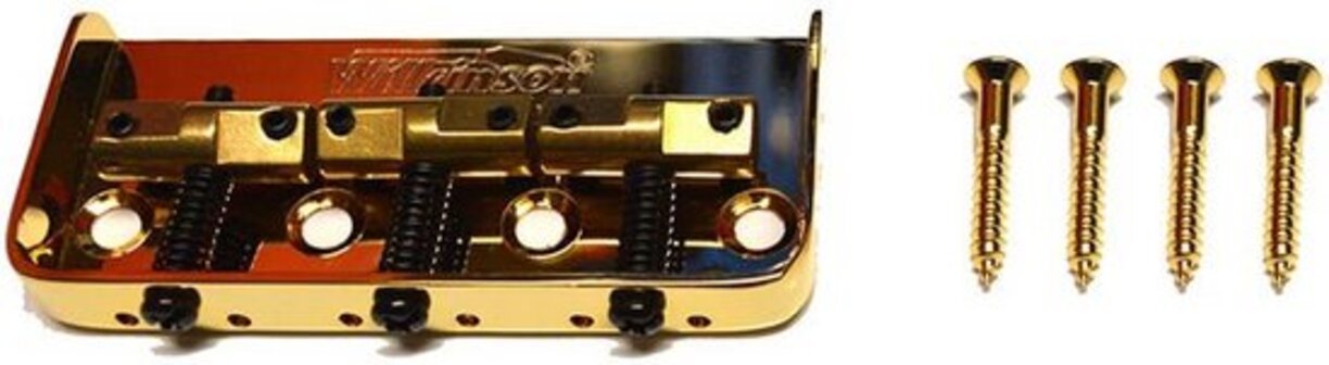 Wilkinson B-WTBS-G Gitaar brug-staartstuk - Goud