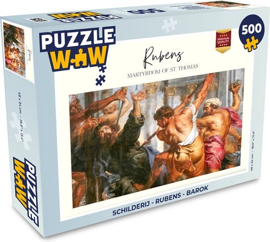 MuchoWow Puzzel Schilderij - Rubens - Barok - Legpuzzel - Puzzel 500 stukjes