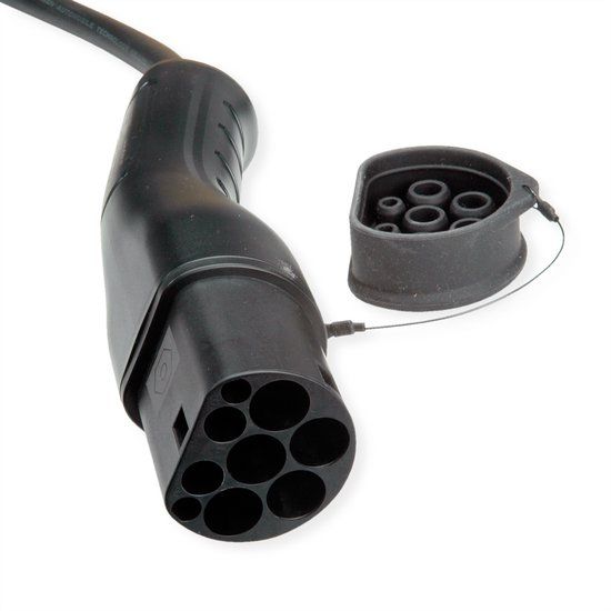 ROLINE Auto oplaadkabel Type2, 3-fase, 480VAC (3P+N+E), 16 A, 11 kW, 5 m