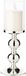 EDZARD bougeoir lanterne Bambou, hauteur 34 cm, argenté