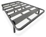 Grille de lit en métal renforcé, 40x30 mm, avec pieds, dimensions 160x190 cm