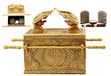 Ebros Mat Gouden Heilige Ark Van Het Verbond Met Tien Geboden Staaf van Aaron en Manna Religieus Decoratief Beeldje Snuisterijdoos Collectible Jodendisch Israël Historisch Model Replica (1:8 Schaal