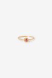 Sissy-Boy - Gold plated ring met ronde steen