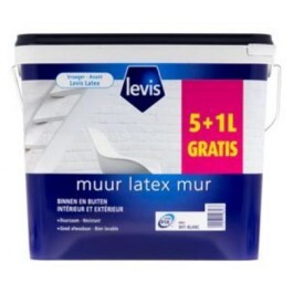 Levi's muur binnen mat 5+1l gratis wit