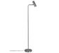TRIO Vloerlamp Marley Nikkel