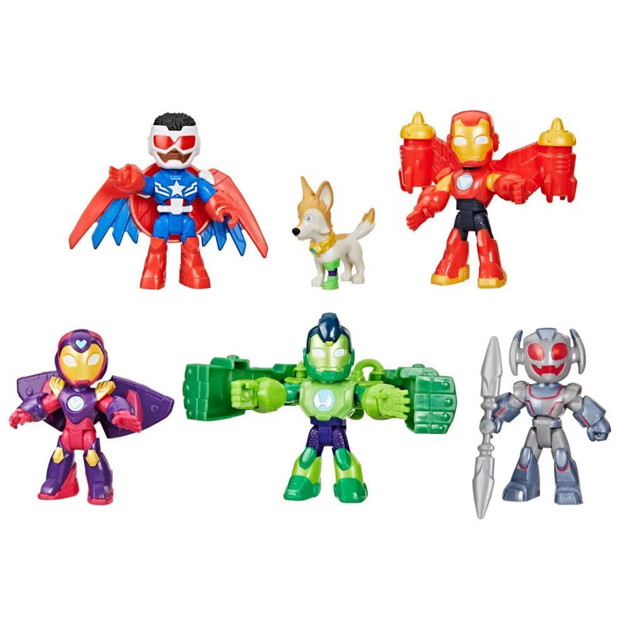 Hasbro Marvel Iron Man and his Awesome Friends Armored-Up Avengers Pack Speelgoed figuurset