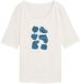 TOM TAILOR Shirt blauw / wit