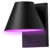 HELLONITE Lampe solaire, noir, 6 heures d'autonomie, LED