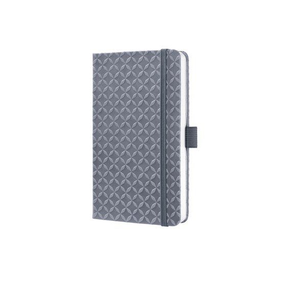 Sigel Jolie Flair A6 Notebook - Hardcover - Lined - Glacier Grey - 174 Pages - 80gsm
