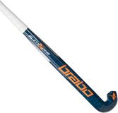 Brabo Elite X One Forged Carbon ELB Bl/O Senior Hockeystick 37.5 Inch Blauw