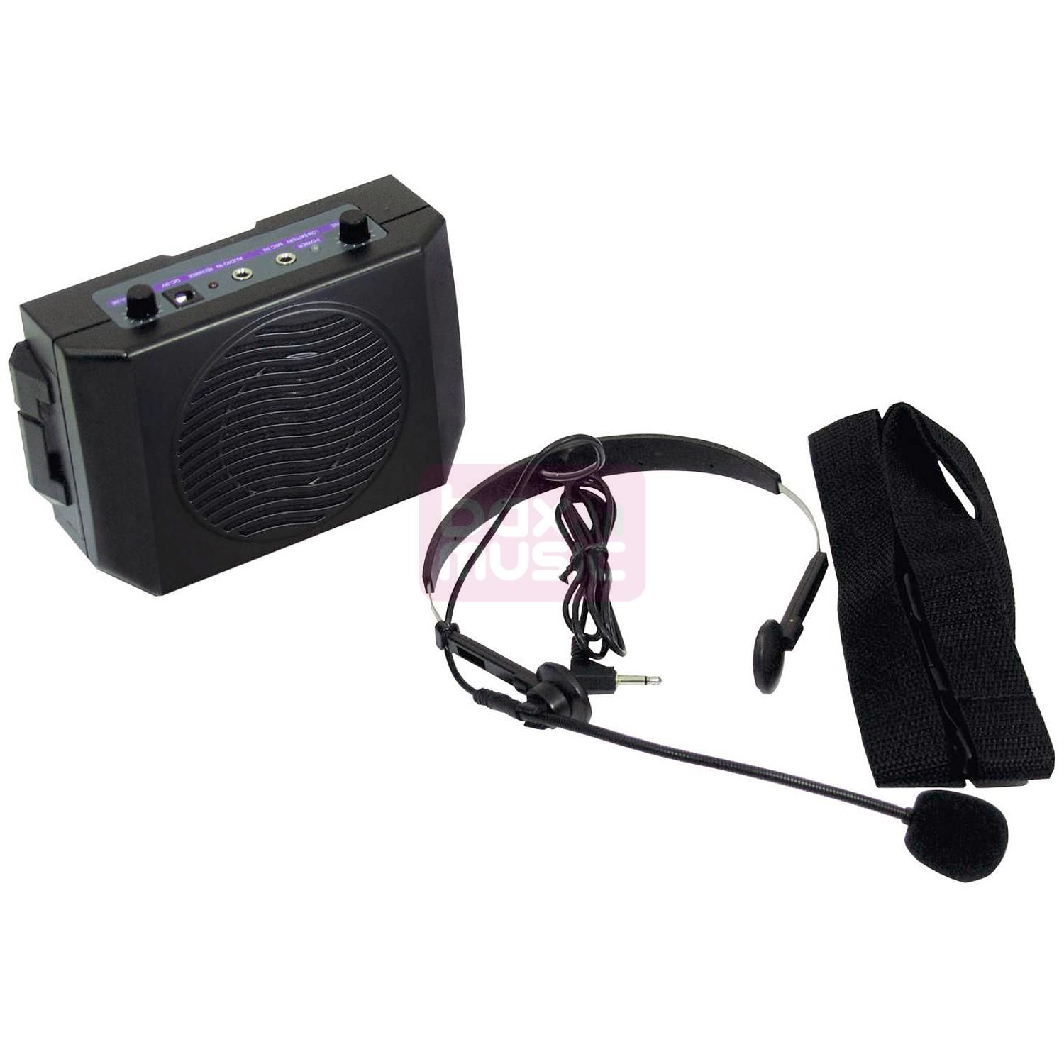 Omnitronic BHD-02 headset-microfoon met heupband-speaker