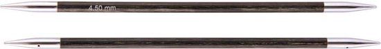 KnitPro Royale sokkennaalden 15cm 4.50mm hout bruin 5 stuks