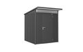Biohort AvantGarde Metalen schuur 180x220x218cm Metallic donkergrijs