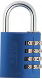 ABUS 145 Hangslot - Cijferslot - Blauw - 1 Stuk
