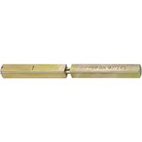 Speciale stift 05 0125 gedeeld LI 62,5 xLA 67,5 mm, VK 9 mm, Staal geel gepassiveerd, 1 stuk
