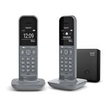 Gigaset CL390A Duo DECT telefoon | Grijs | Met Antwoordapparaat