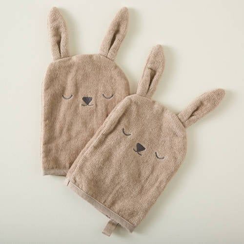 NOUS Kids washand konijn (set van 2)