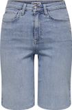 ONLY ONLMADISON BLUSH HW SHORTS DNM CRO Dames Bermuda shorts M Katoen Lichtblauw Denim
