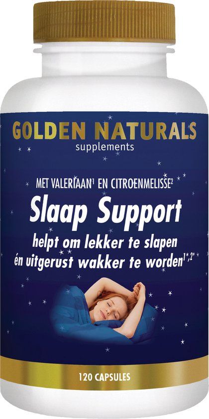 Golden Naturals Slaap Support - 120 Veganistische Capsules