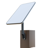 NONE Starlink Wandhouder voor Starlink V2 Gen 2 Short High Performance Stable Grey-satellietantennebevestiging, Starlink montage-accessoires, antennegevelbeugel, montagebeugel van zinklegering voor