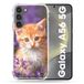 Versterkte Samsung Versterkte hoes voor Samsung Galaxy A56 5G dier kat paars