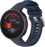Strap-it Polar Vantage V2 bracelet en silicone - bleu foncé